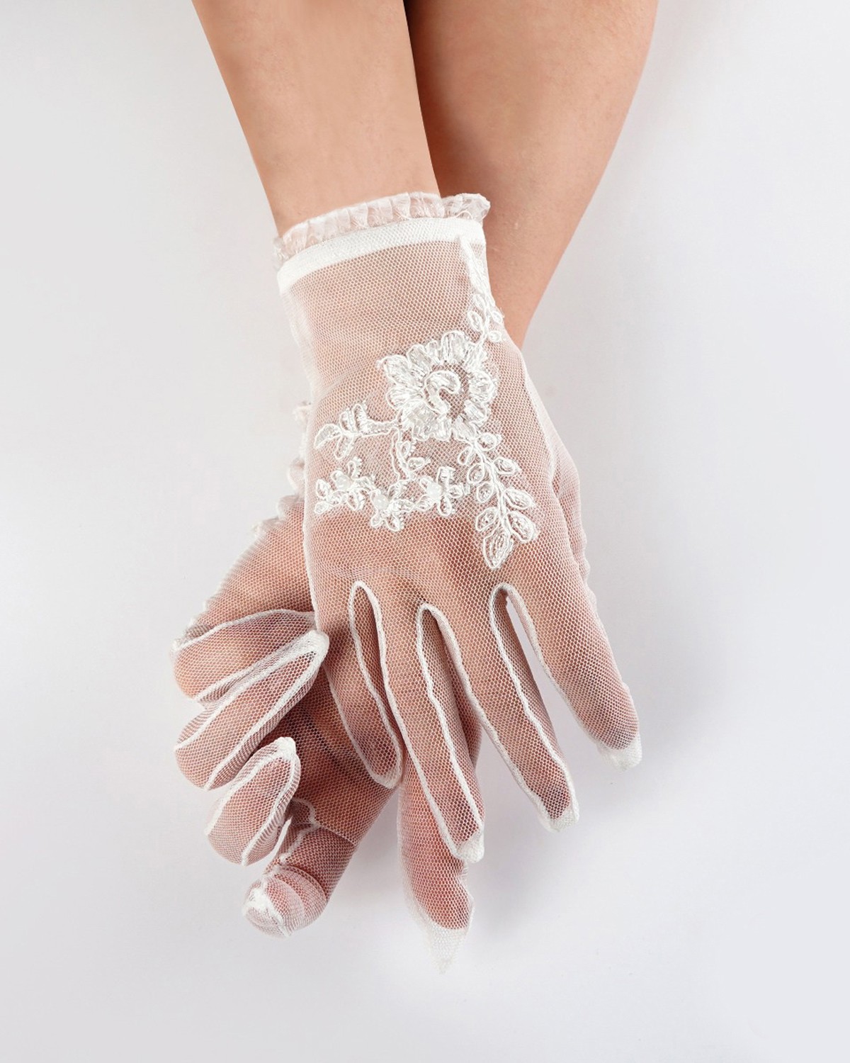 how to make lace wedding gloves