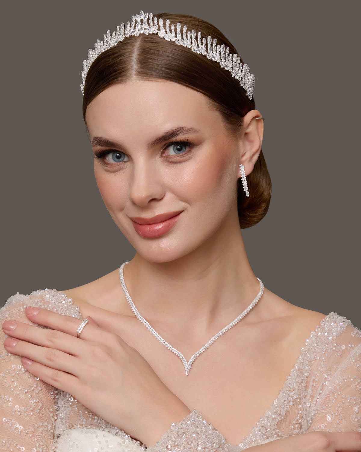 Hipp Zircon Stone Bridal Crown Buy Now.