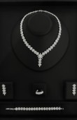 Zircon Set Necklace Wedding Henna Engagement Jewelry Set Models